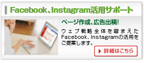 Facebook、Instagram活用サポート